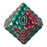 Würfel Stube Dragon Scale Rot/Grün W10