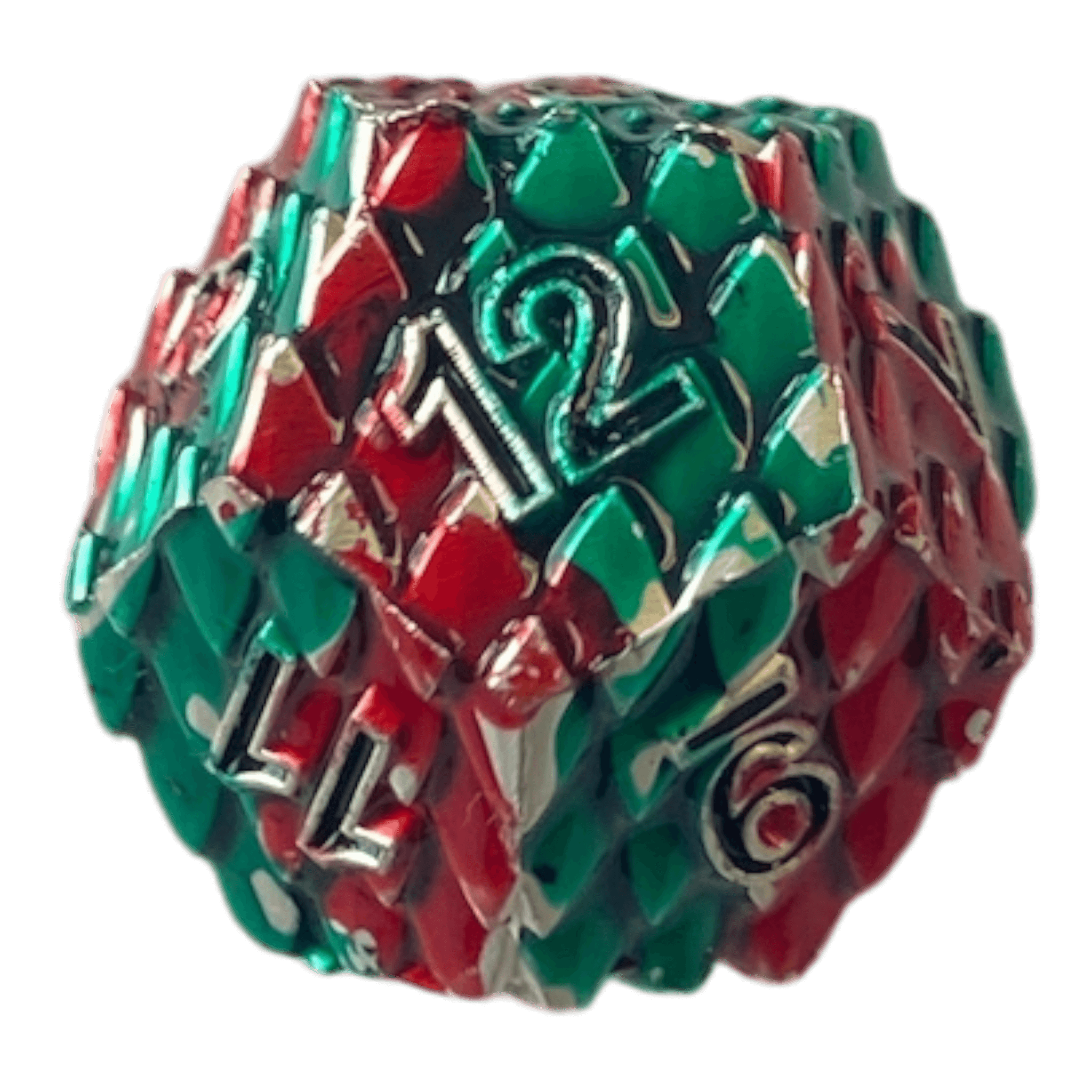 Würfel Stube Dragon Scale Rot/Grün W12