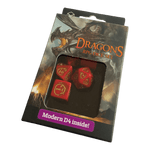Würfel Stube Dragons Modern RPG Würfel 7er Set: Ruby