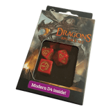Würfel Stube Dragons Modern RPG Würfel 7er Set: Ruby