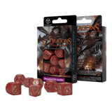 Würfel Stube Dragons Modern RPG Würfel 7er Set: Ruby