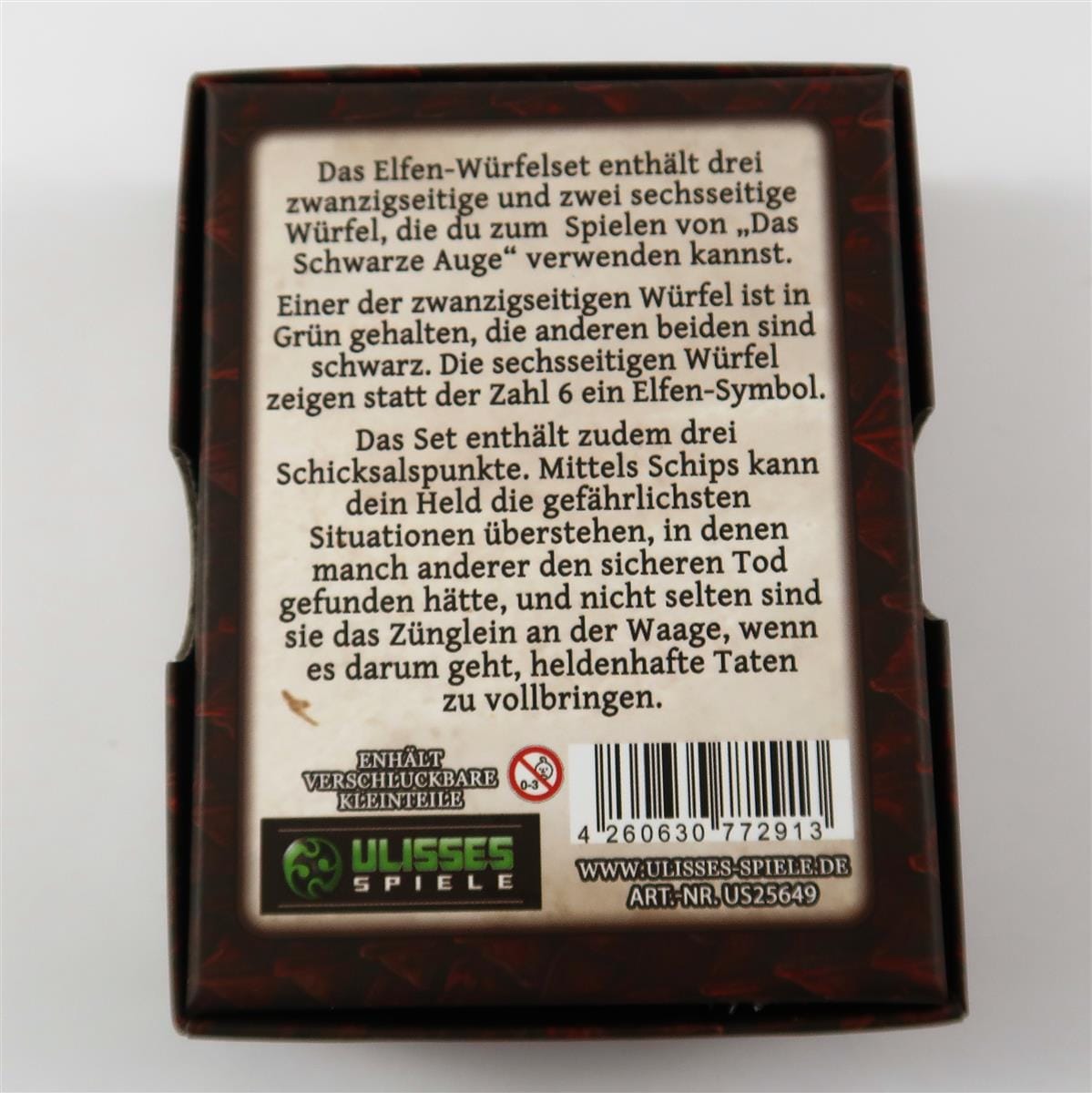 Würfel Stube DSA 5 Einsteigerbox: Elfen-Würfel- & Chipset