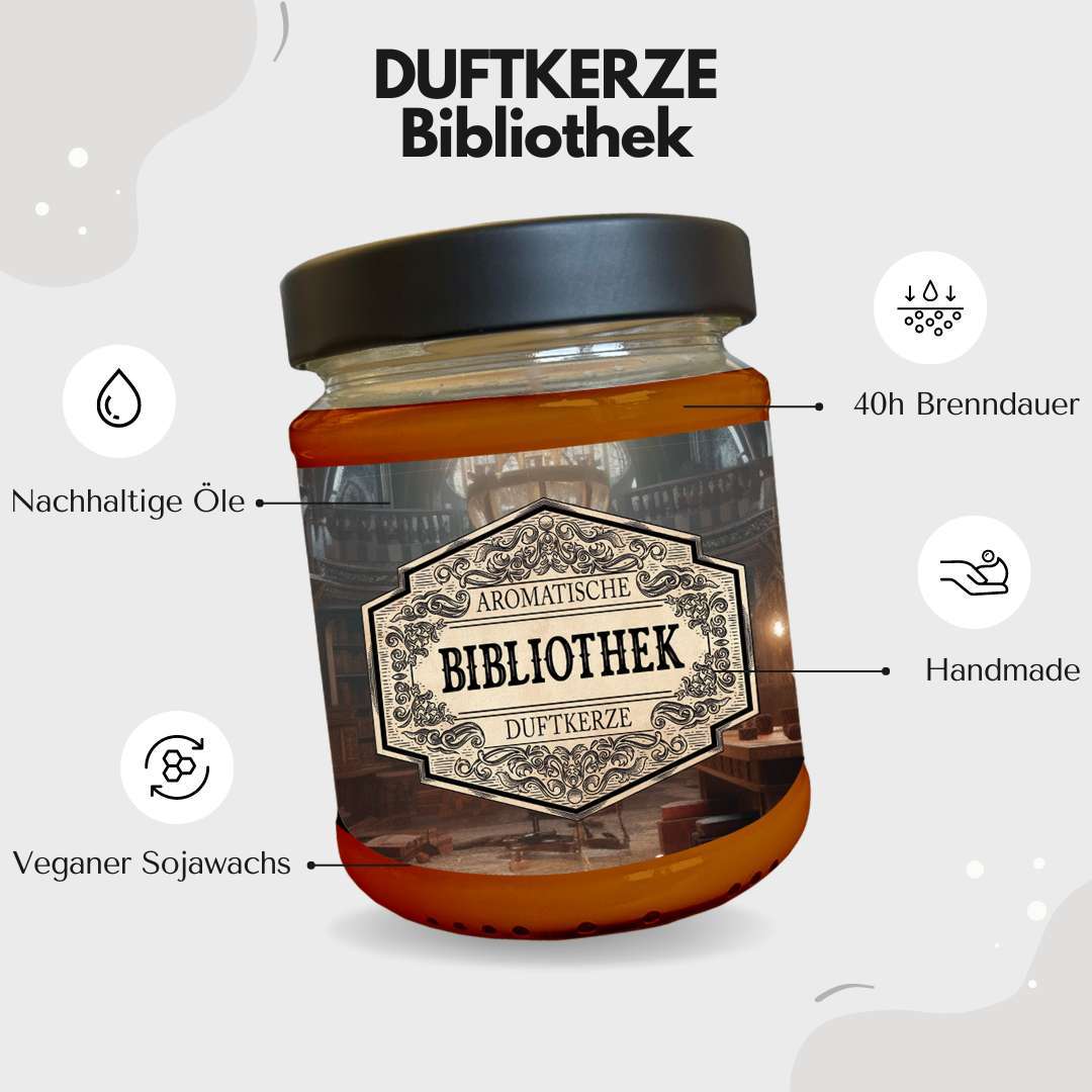 Lootchest Duftkerze Bibliothek mit Überraschungswürfel