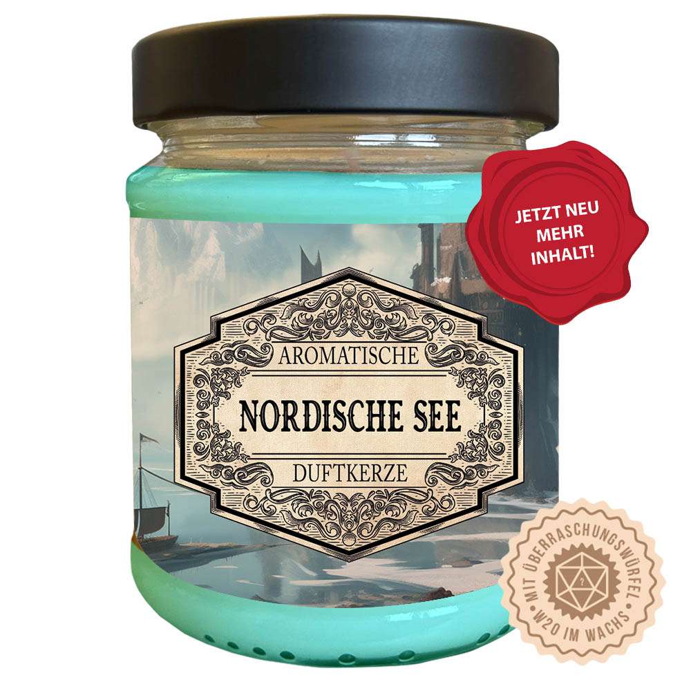 Lootchest Duftkerze Nordische See mit Überraschungswürfel