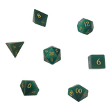 Waerfel Stube Dunkelgrün Opal Glaswürfel Set