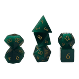 Waerfel Stube Dunkelgrün Opal Glaswürfel Set