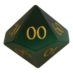 Waerfel Stube Dunkelgrün Opal Glaswürfel W10-0