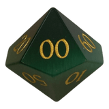 Waerfel Stube Dunkelgrün Opal Glaswürfel W10-0