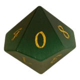 Waerfel Stube Dunkelgrün Opal Glaswürfel W10