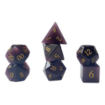 Waerfel Stube Dunkellila Opal Glaswürfel Set