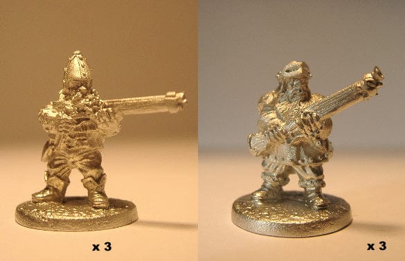 Ral Partha Dwarf Arquebusiers (6)