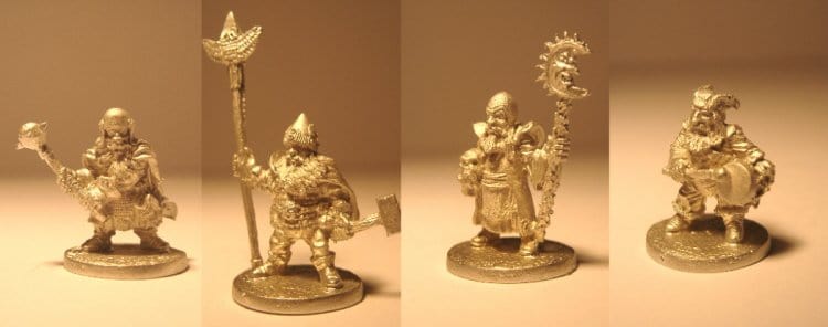 Ral Partha Dwarf Command Group (4)