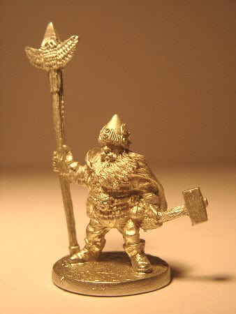 Ral Partha Dwarf Standard Bearer