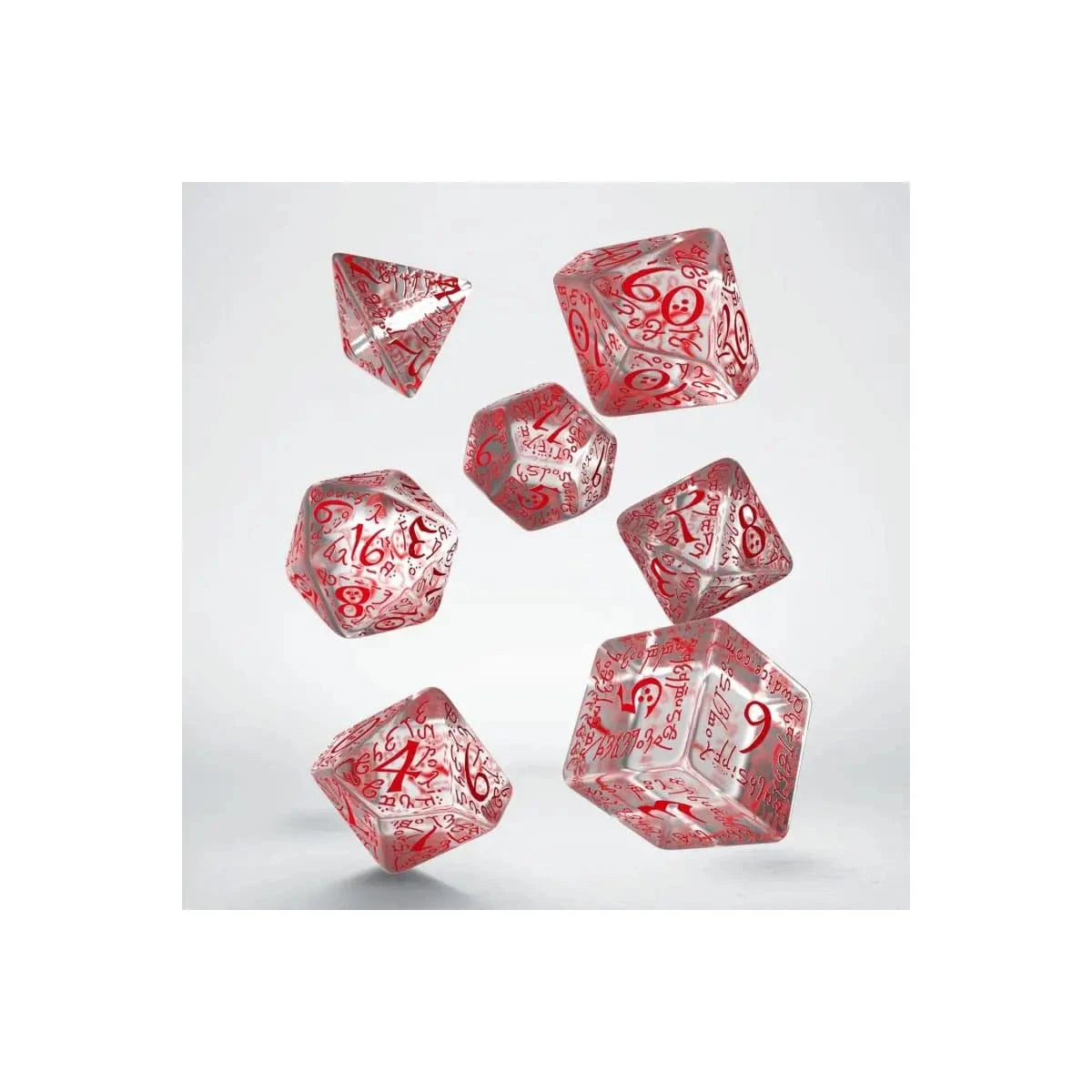 Q Workshop Elvish Translucent Clear/Red Set