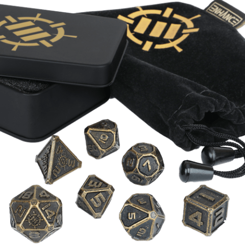 Enhance ENHANCE - Metalwürfel RPG Set