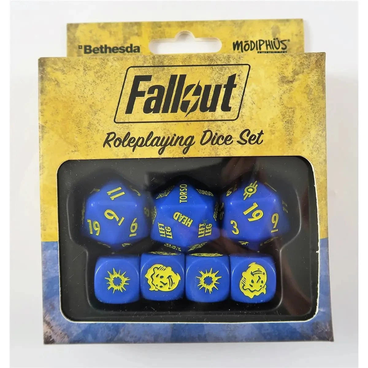 Modiphius Entertainment Fallout Roleplaying Dice Set