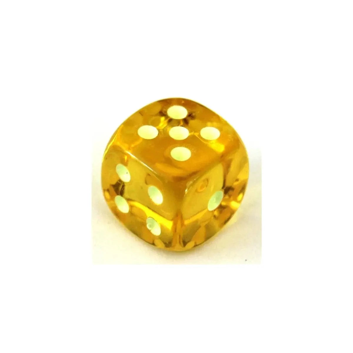 Koplow Fluoreszierender Würfel Gelb W6