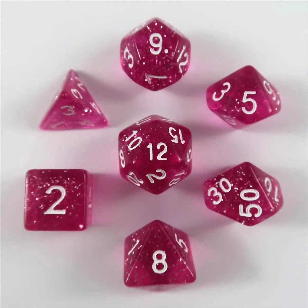 Waerfel Stube Glitzer pink Set