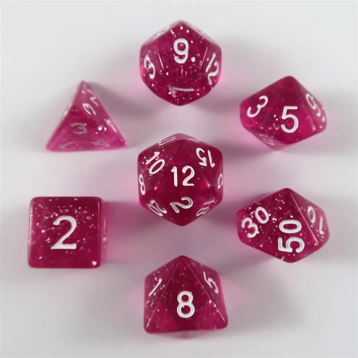Glitzer pink Set
