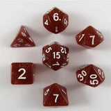 Waerfel Stube Glitzer rot Set