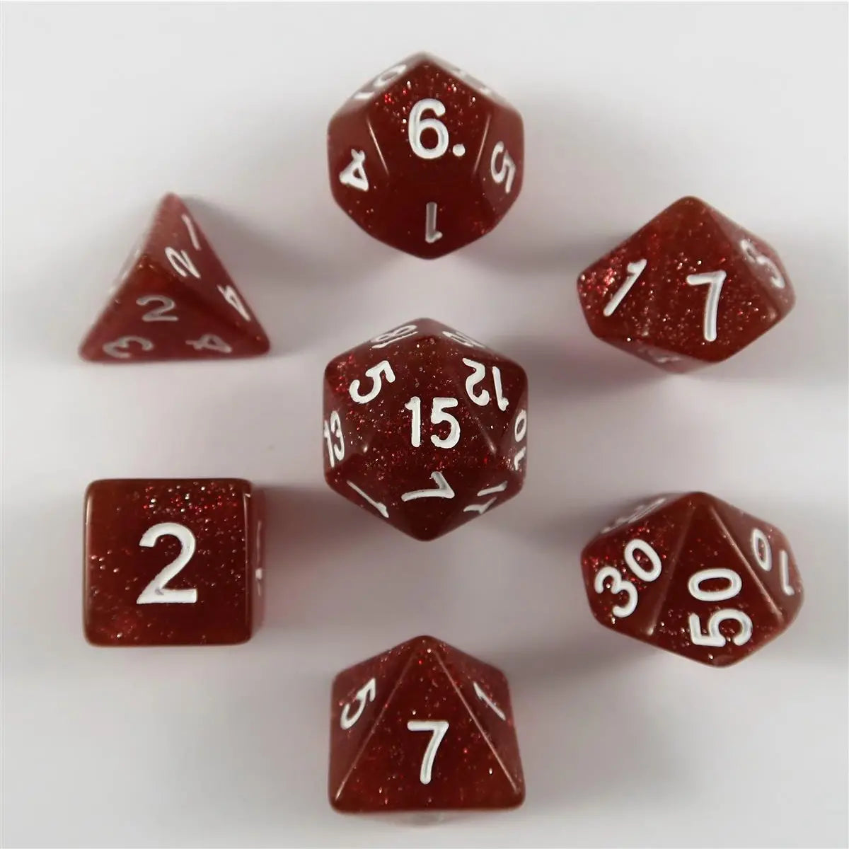 Glitzer rot Set
