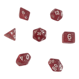 Würfel Stube Glitzerwürfel 7er Set in Pink