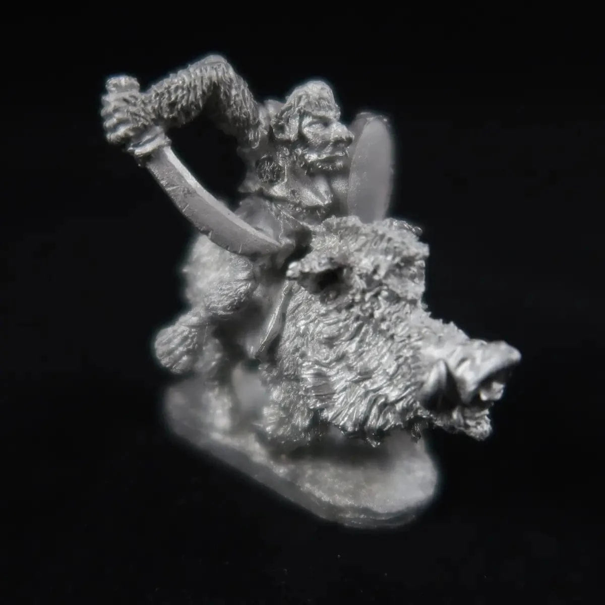 Ral Partha Goblin Boar Rider Swordsman