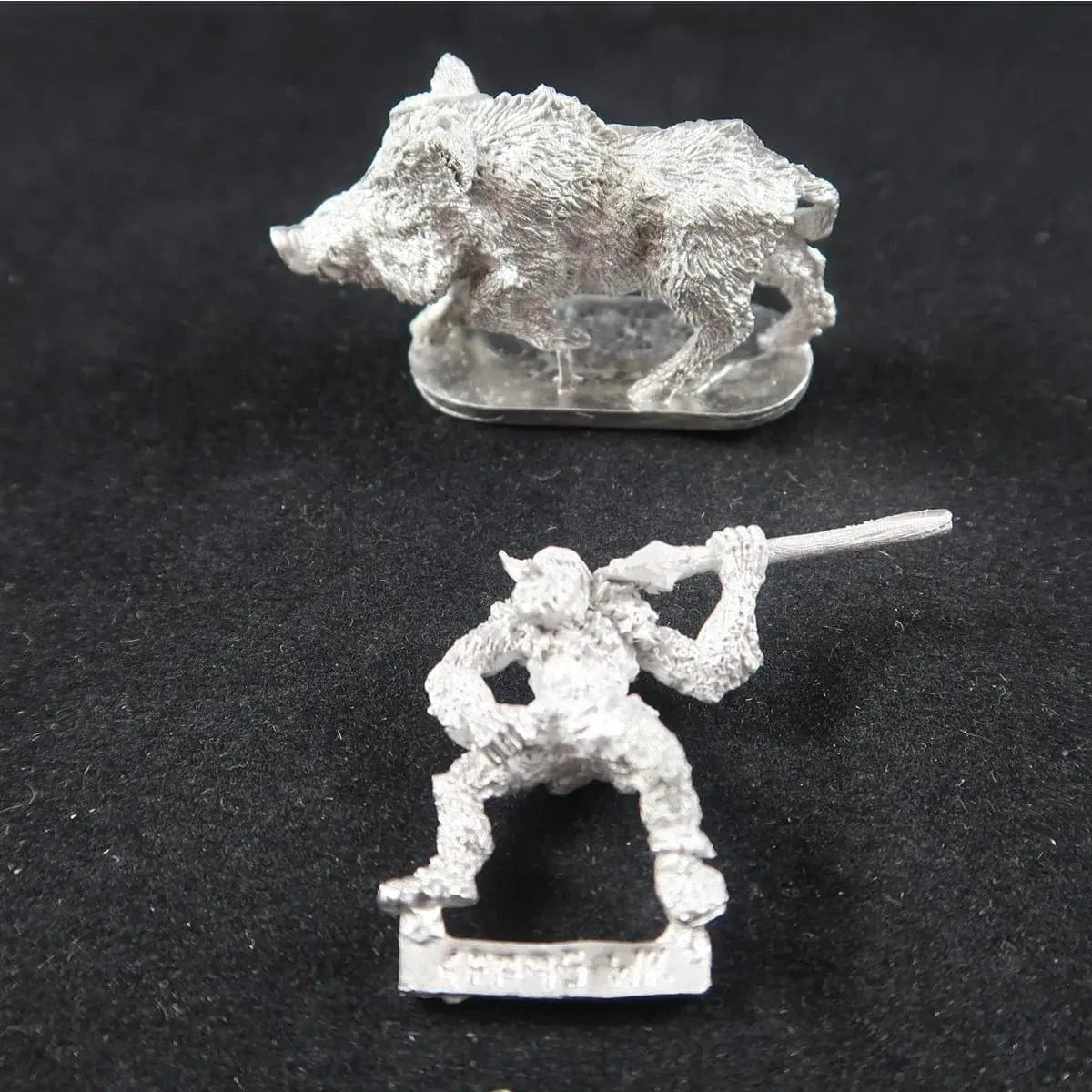 Ral Partha Goblin Warrior riding Wild Boar