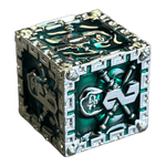 Würfel Stube Grim Reaper Metallwürfel (silber/grün) W6