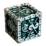 Würfel Stube Grim Reaper Metallwürfel (silber/grün) W6