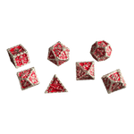 Würfel Stube Grim Reaper Metallwürfel (silber/rot) Set