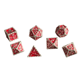 Würfel Stube Grim Reaper Metallwürfel (silber/rot) Set