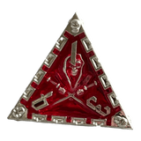 Würfel Stube Grim Reaper Metallwürfel (silber/rot) W4