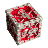 Würfel Stube Grim Reaper Metallwürfel (silber/rot) W6