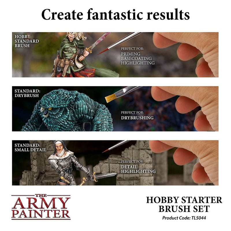 The Army Painter Hobby Starter Pinsel Set