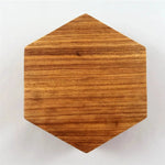 Waerfel Stube Holzbox Zebra Wood sechseckig