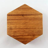Waerfel Stube Holzbox Zebra Wood sechseckig