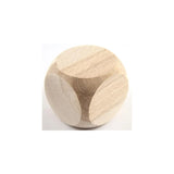 HolzWürfel W6 60mm Blanko Buche