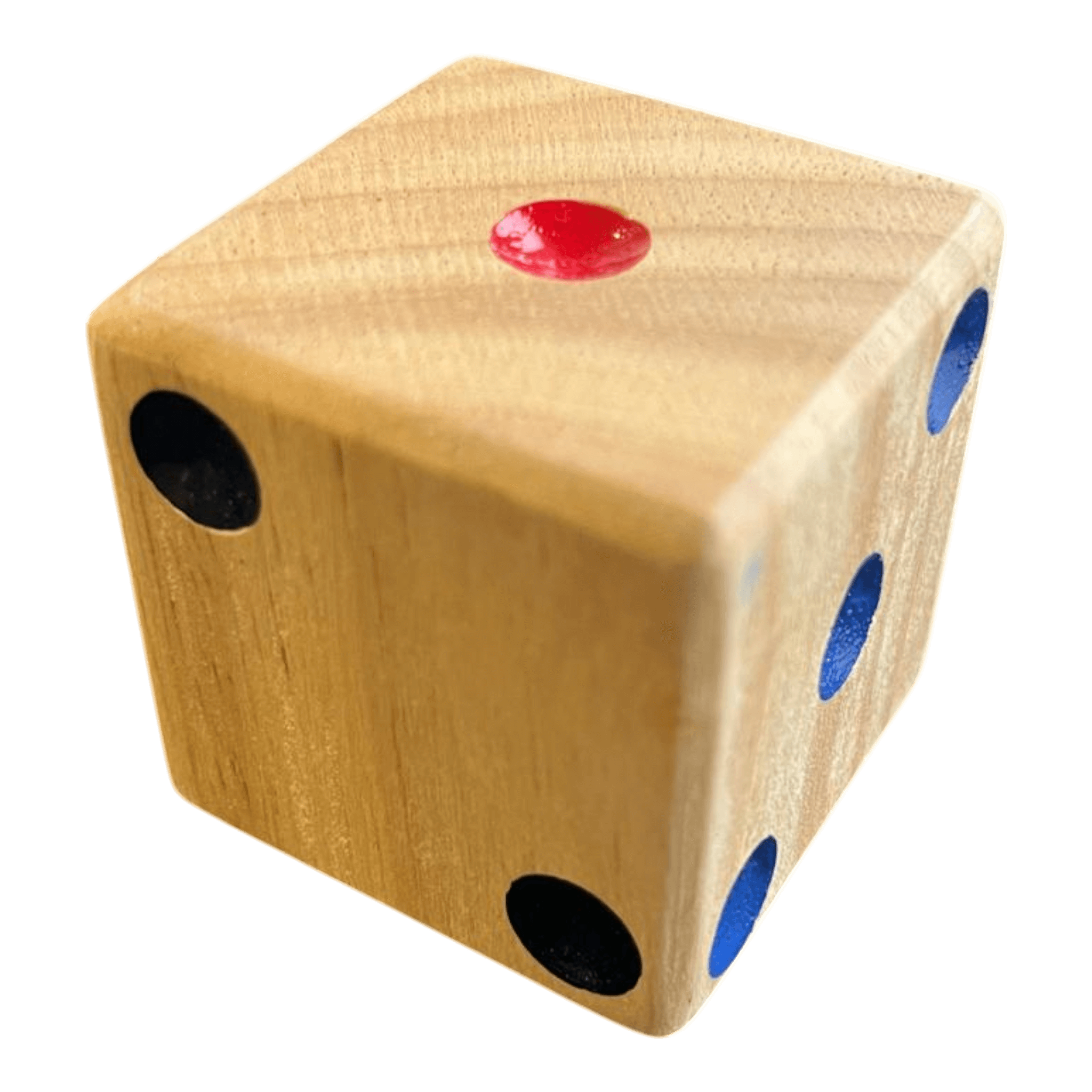 Philos Holzwürfel 40mm bunte Pins