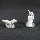 Ral Partha Huntress with Dog