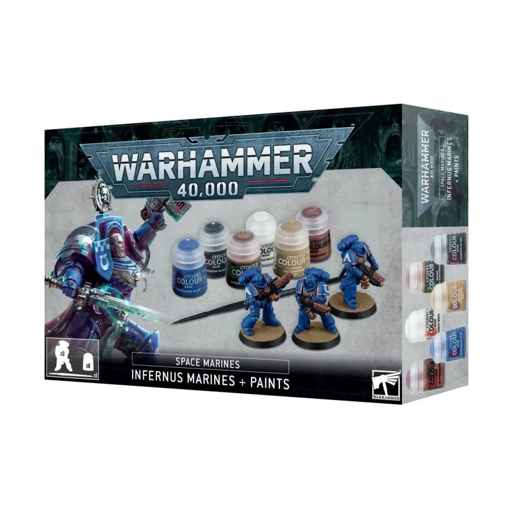 Games Workshop Infernus Trupp mit Farbset & Pinsel
