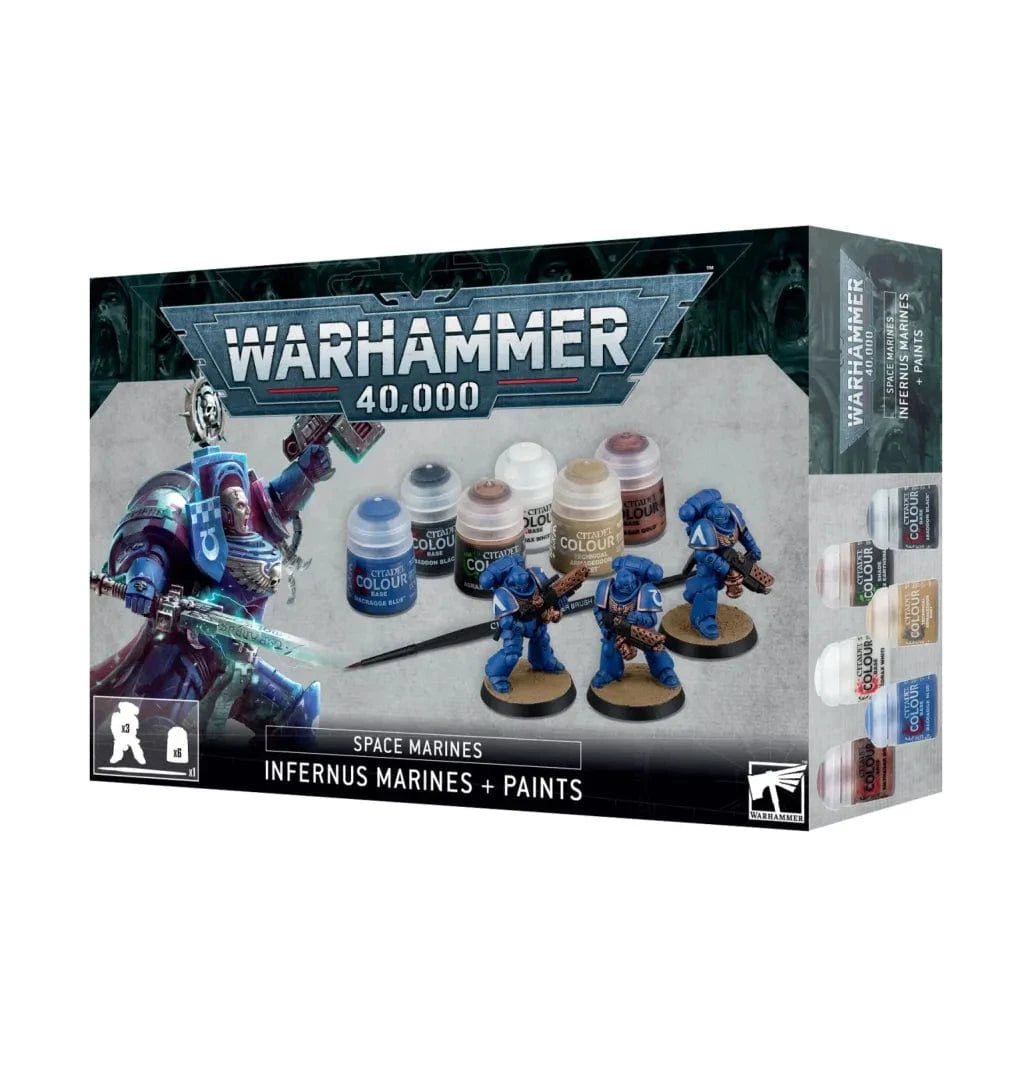 Games Workshop Infernus Trupp mit Farbset & Pinsel