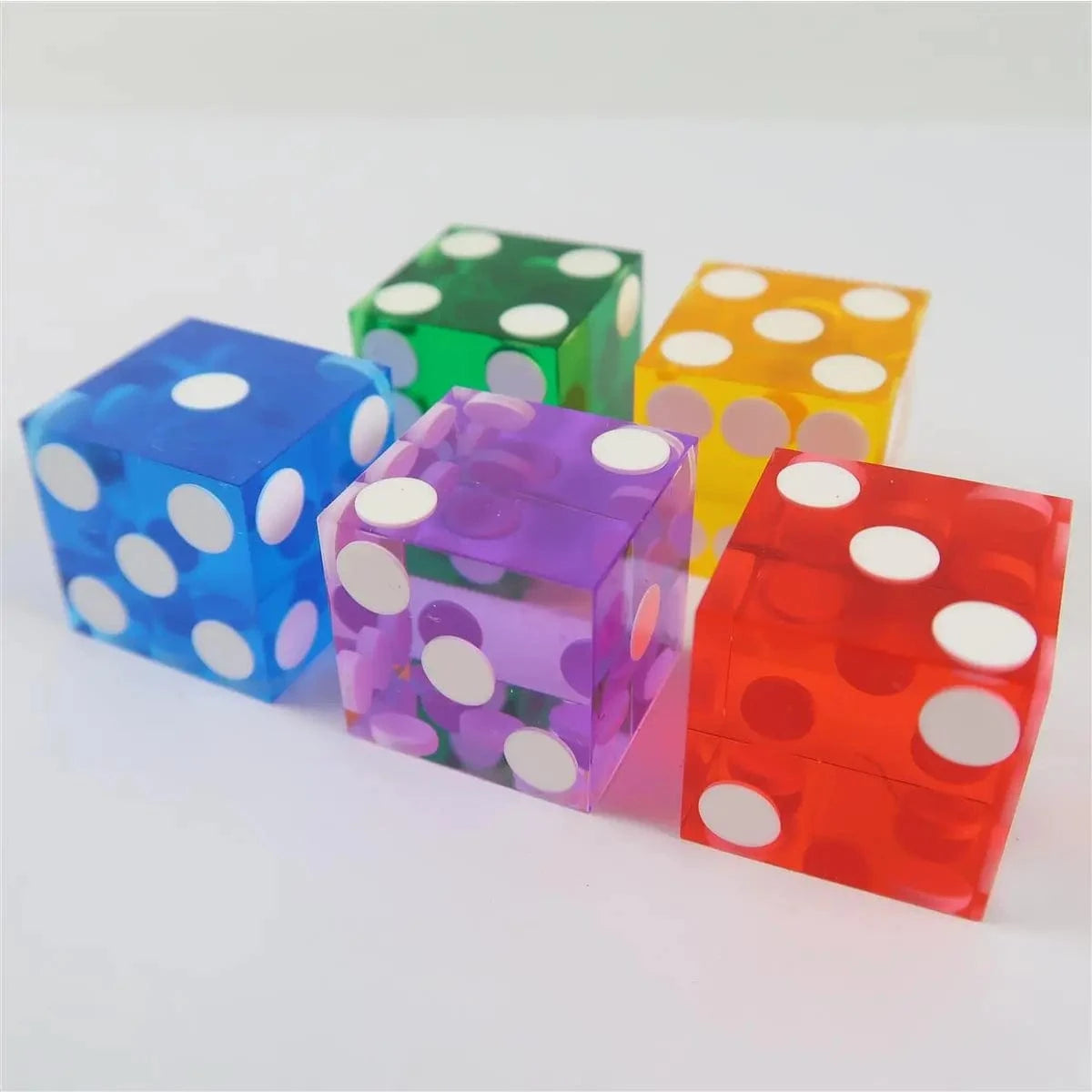 Waerfel Stube KasinoWürfel bunt 5er Bundle