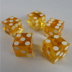 Waerfel Stube KasinoWürfel gelb 5er Bundle
