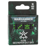 WARHAMMER 40k - Destroyer Cult Dice (16 Stück)