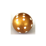 KugelWürfel W6 Gold/weiß