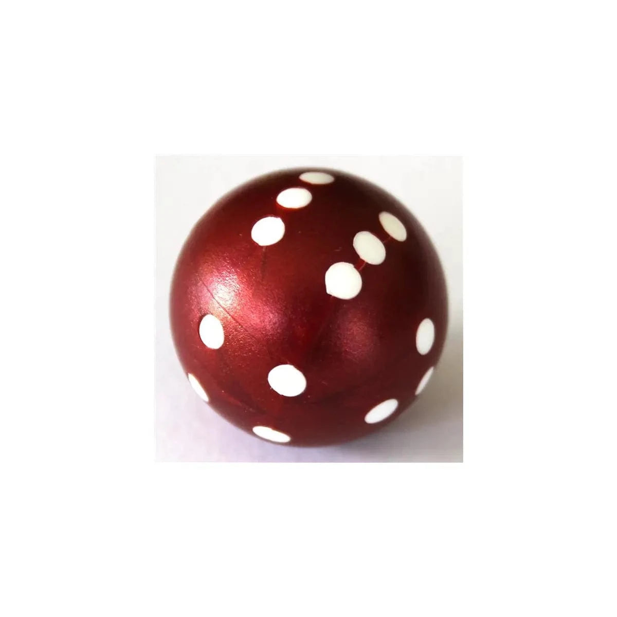 Koplow KugelWürfel W6 Burgund/weiß