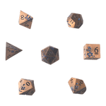 Würfel Stube Kupfer Metallwürfel mit blauen Magnolien Blüten Set