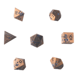 Würfel Stube Kupfer Metallwürfel mit blauen Magnolien Blüten Set