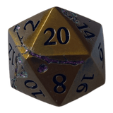 Würfel Stube Kupfer Metallwürfel mit lila Magnolien Blüten W20